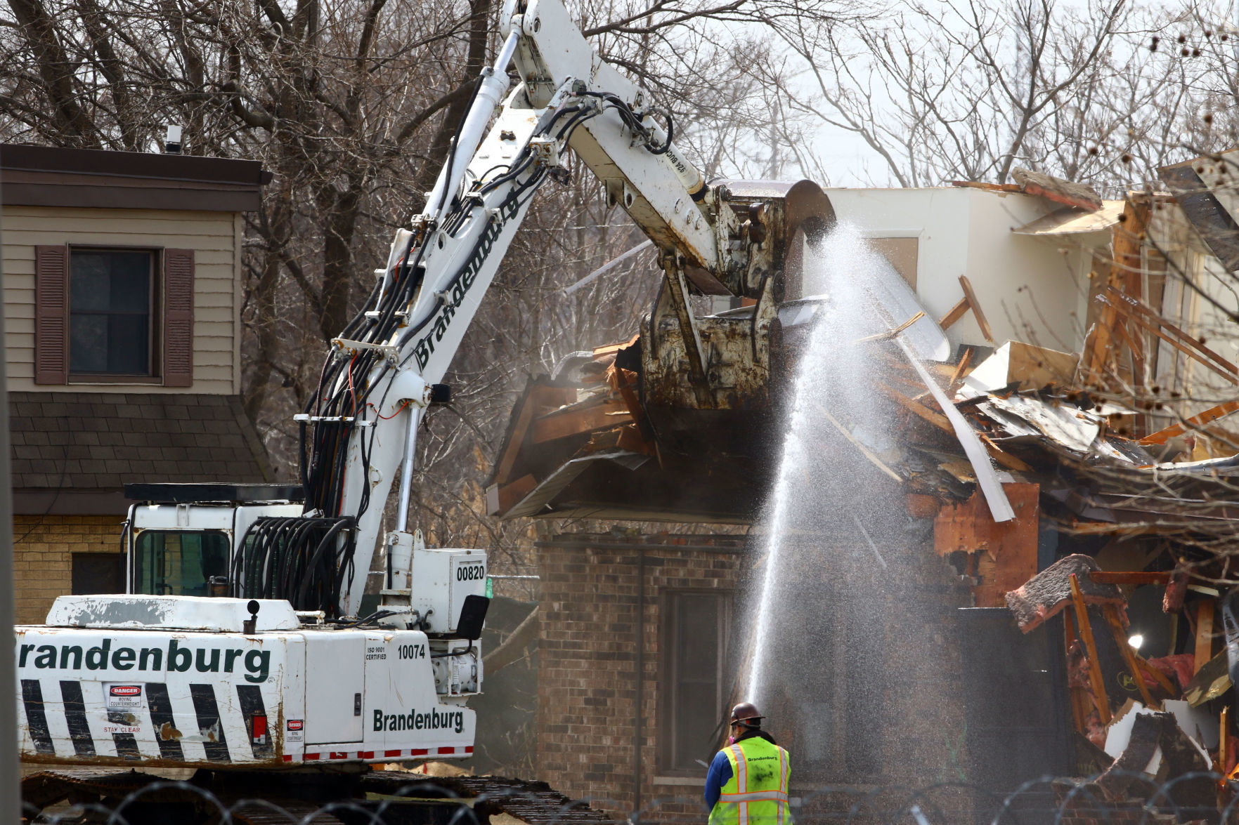 Gallery: Demolition begins on West Calumet Housing Complex
